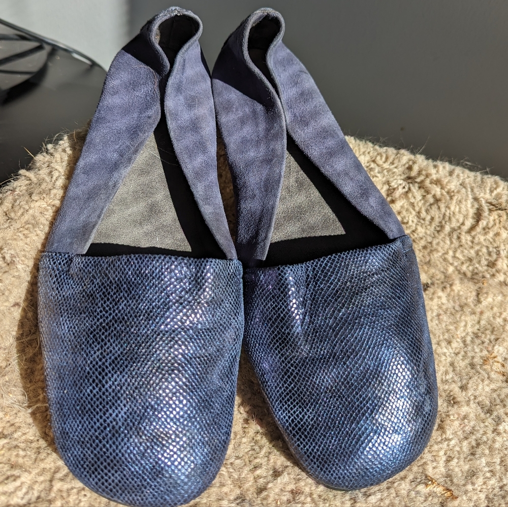 Navy Blue Sparkle ✨ Flats